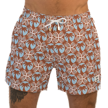 Palm Paradise Shorts / Brown