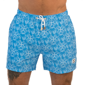 Palm Paradise Shorts / Blue