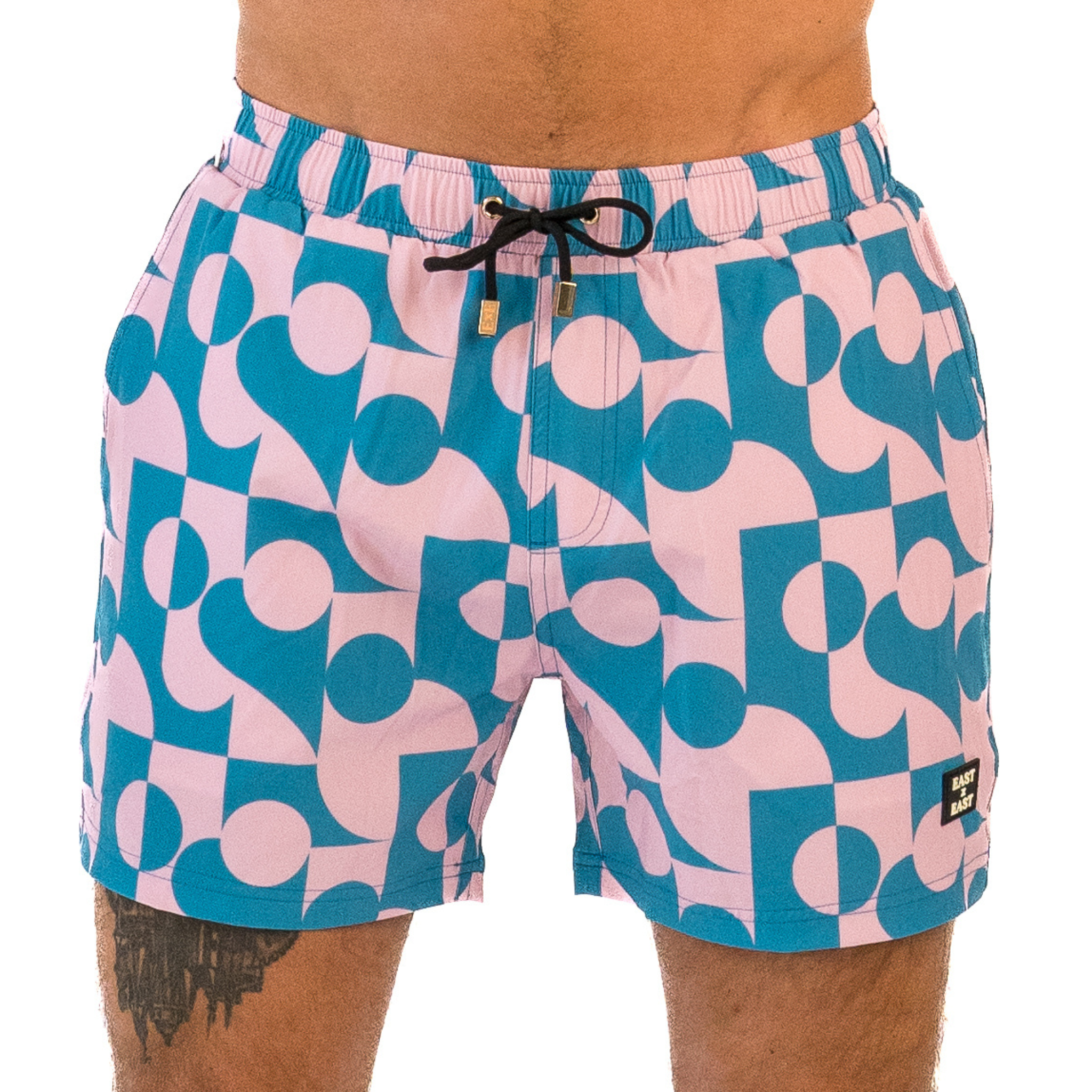 Retro Tropics Shorts / Pink