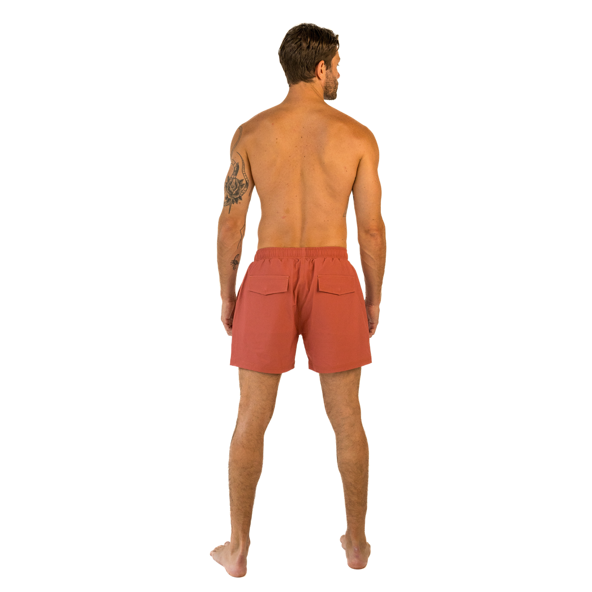 Shop Papaya Rustic Orange Men's Swim Shorts East x East