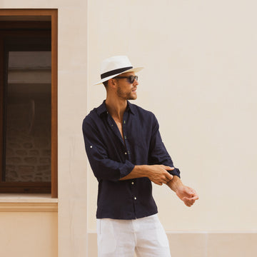 Linen Shirt / Navy