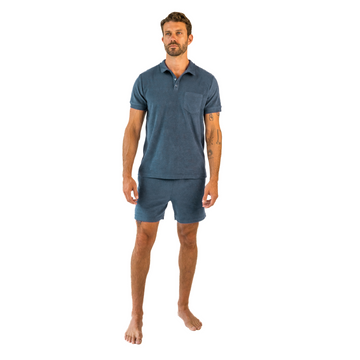Terry Polo / Charcoal Navy