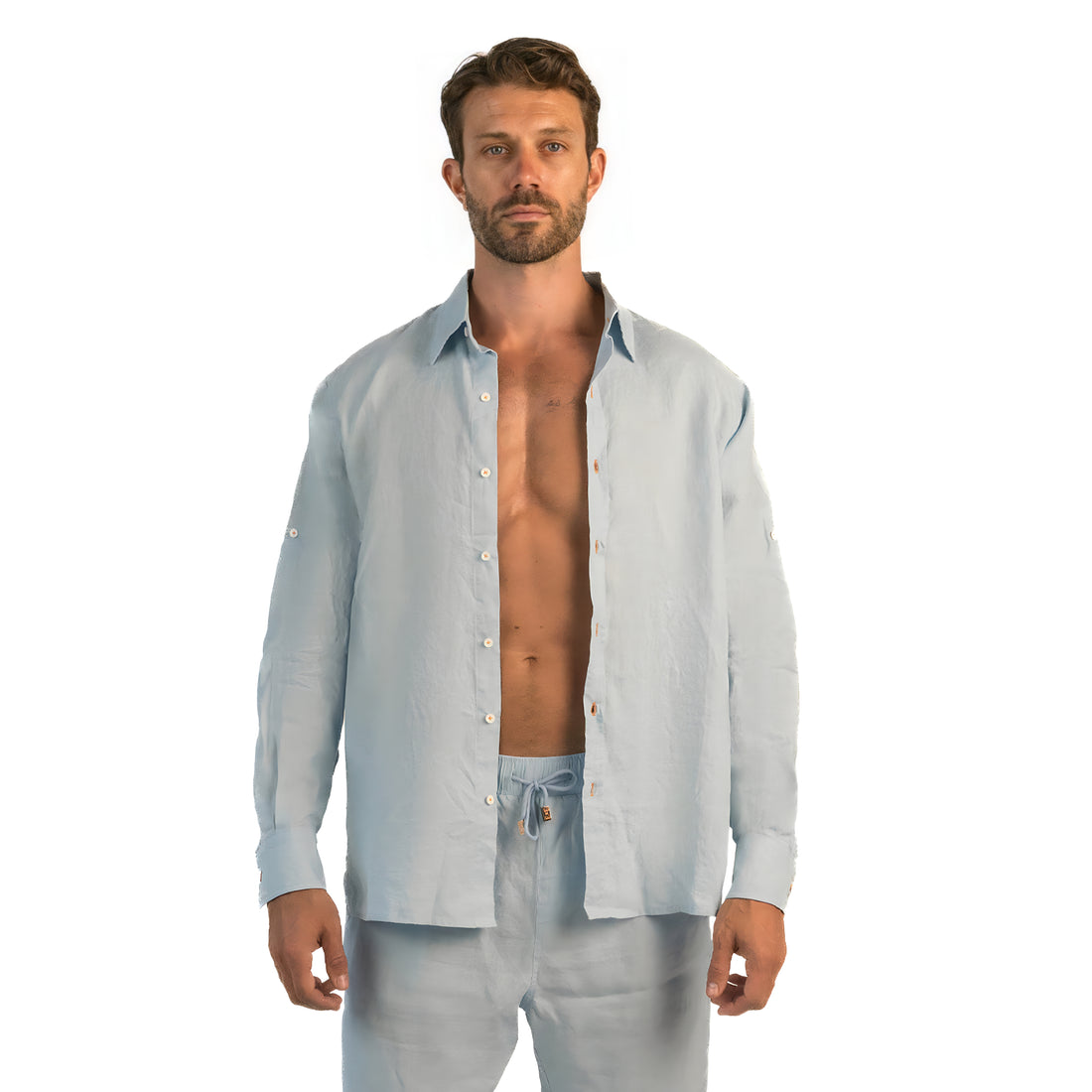 Linen Shirt / Sky Blue