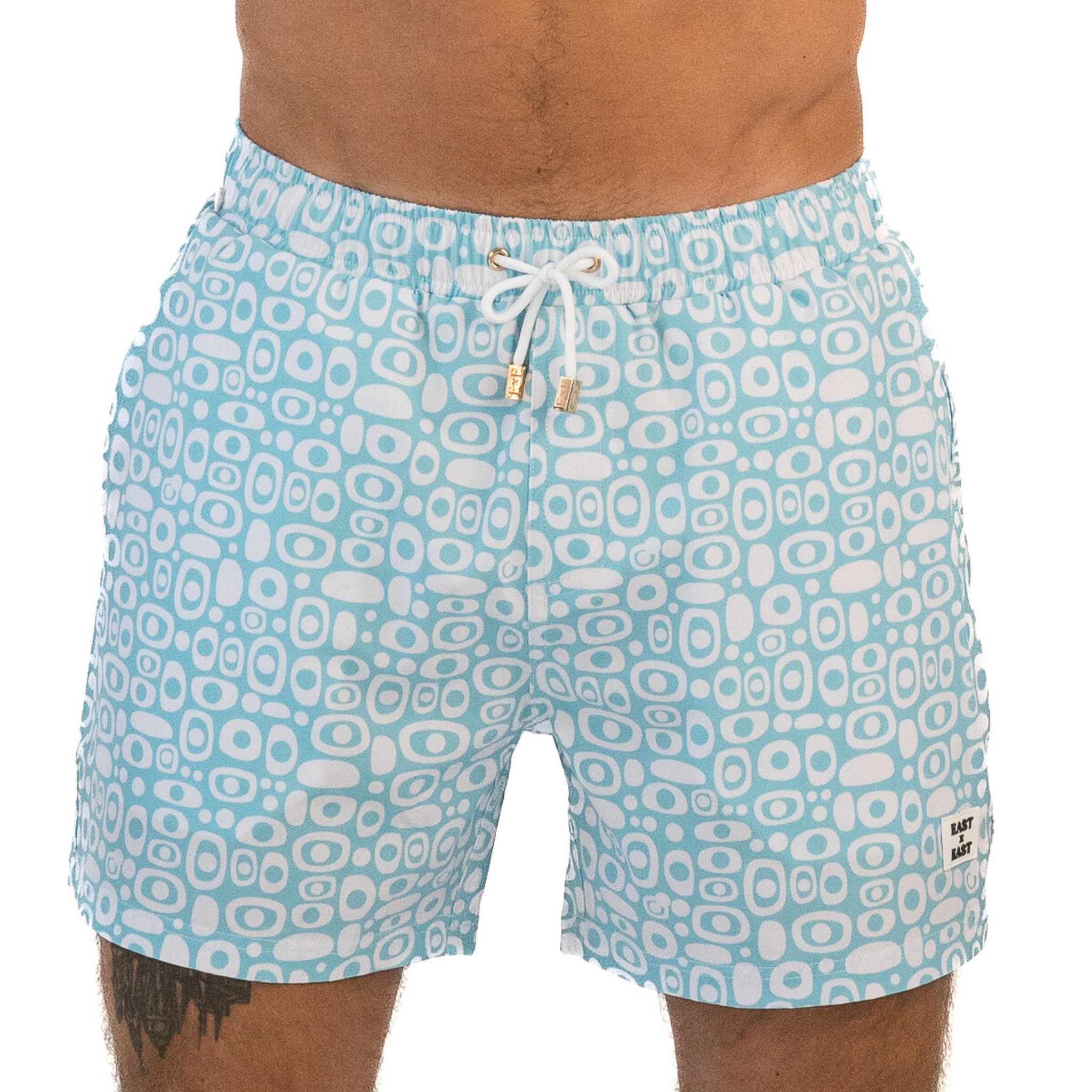 Cosmic Tropics Shorts / Blue